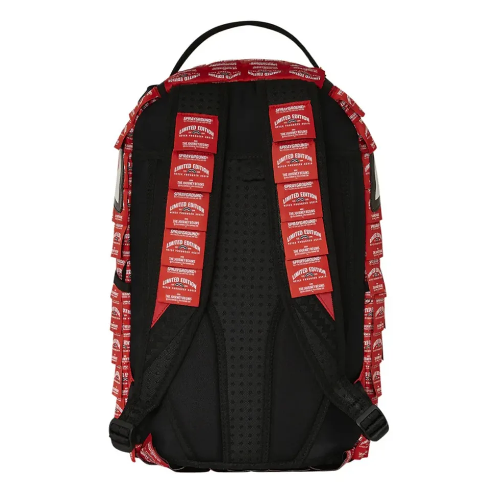 Czerwony miejski plecak