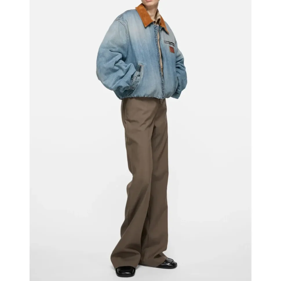 Denimowa Kurtka Bomber