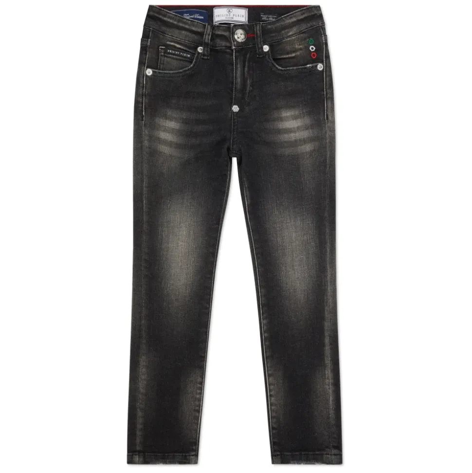Denim Skinny Fit Trousers Italic