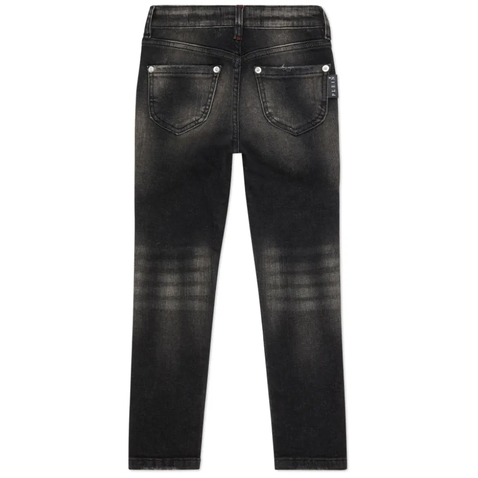 Denim Skinny Fit Trousers Italic