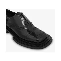 Derby ze szczotkowanej skóry cielęcej