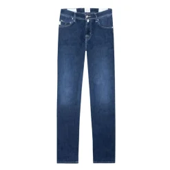 Dżinsy Slim-Fit z Bawełny z Pięcioma Kieszeniami