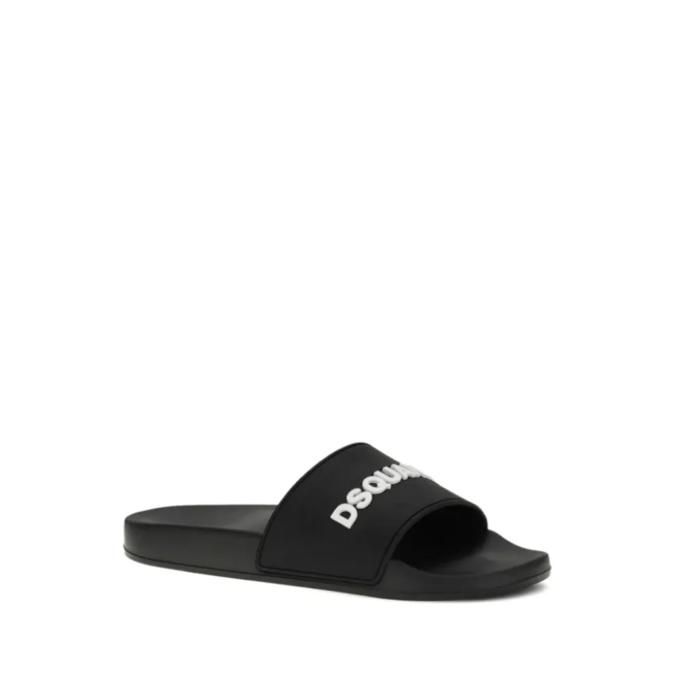 Dsquared2 Klapki Czarny