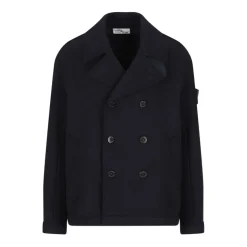 Dwurzędowy Płaszcz Pea Coat