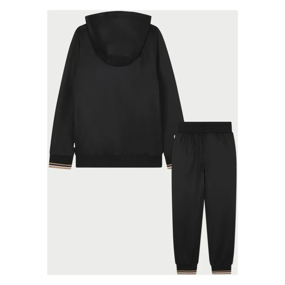 Dziecięcy Komplet Dresowy z Kapturem Czarny