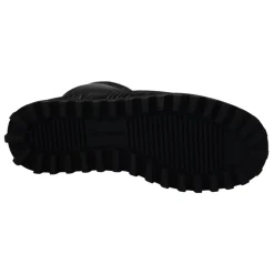 Eleganckie Średnie Buty w Czarnym Poliestrze