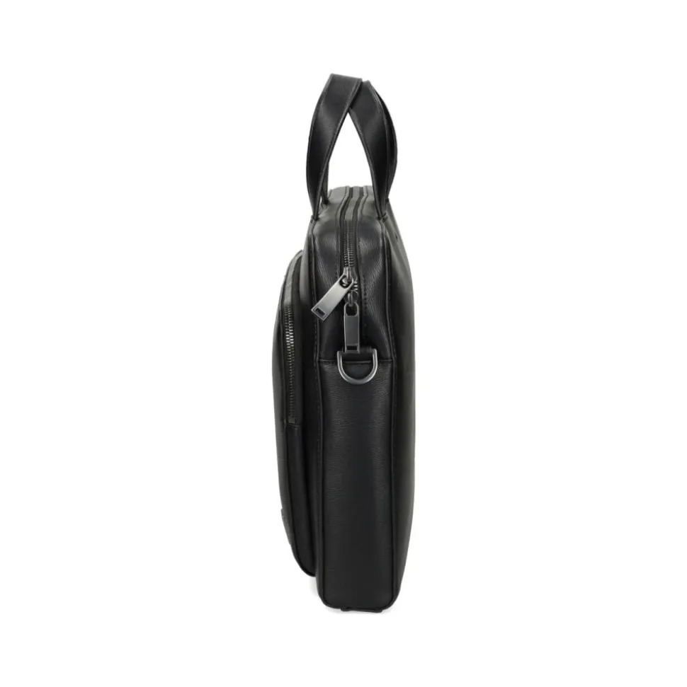 Emblem Logo Slim Commuter Bag