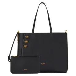 Emblème Smooth Leather Tote Bag