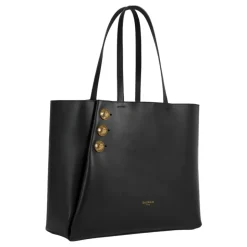 Emblème Smooth Leather Tote Bag