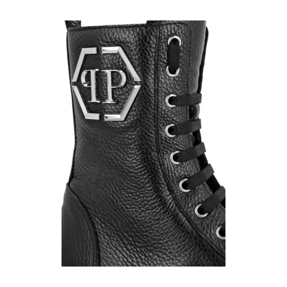 Embossed Army Boot