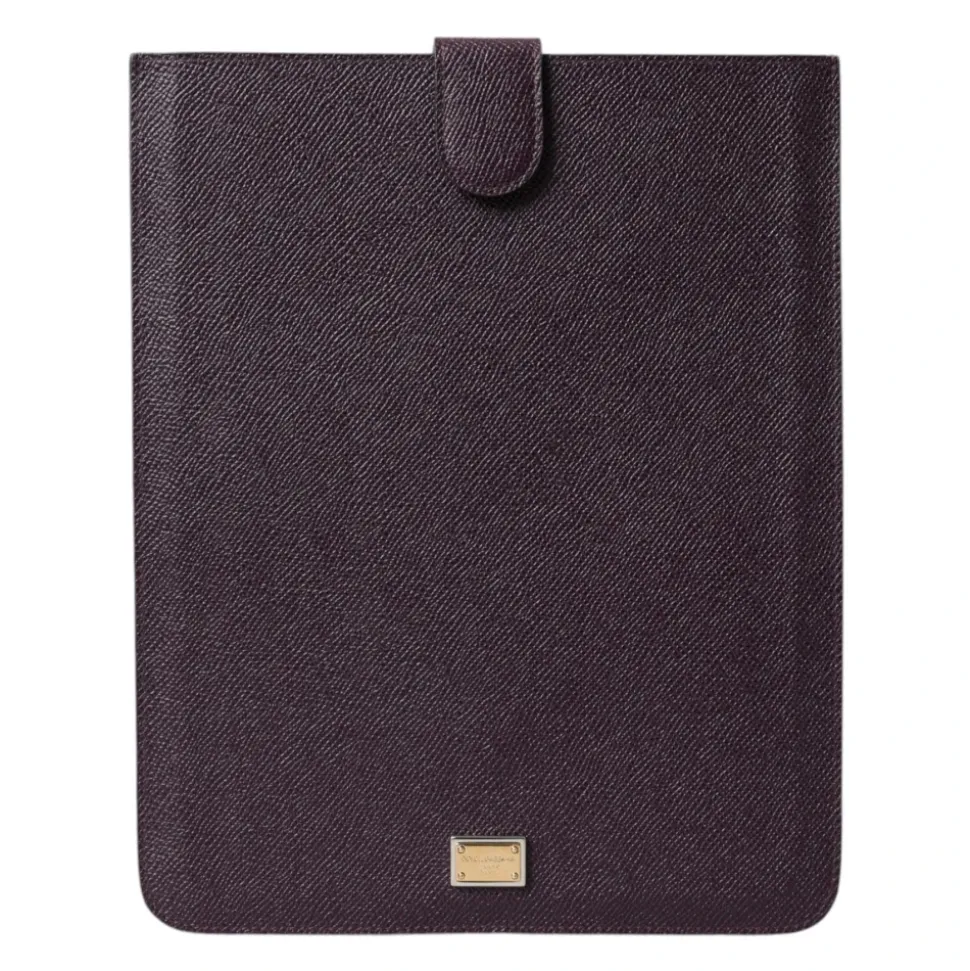 Etui na tablet z logo i plakietką skórzana