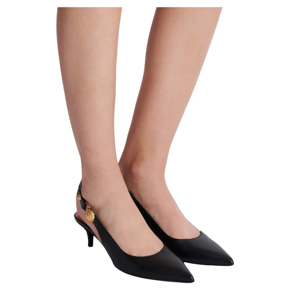 Eva kotka slingbacks z cielęcej skóry