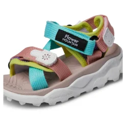 Faux-leather and fabric sandals NAZCA 2 JUNIOR.
