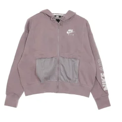Fioletowa rozpinana bluza z kapturem Sportswear Air Top