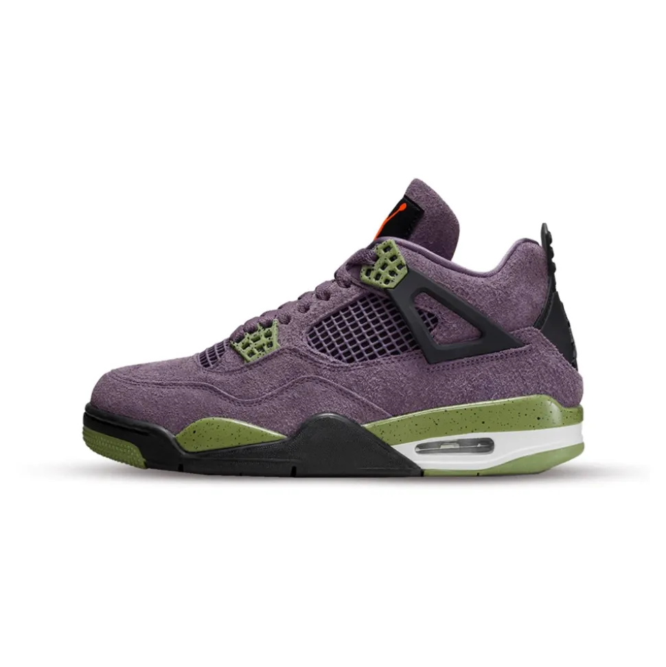 Fioletowe Retro 4 Sneakersy