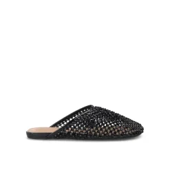 Flat Mule Mesh Sandal