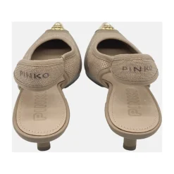 Gloria 03 Sling Back Lurex Knit Heeled Mules