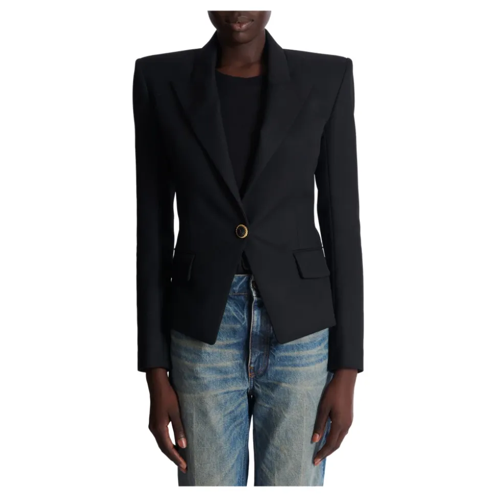 Grain de poudre 1-button jacket