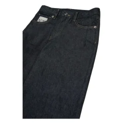 Haftowane Navy Blue Dziecięce Jeansy