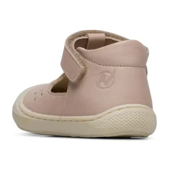 Half-closes leather sandals INDIS