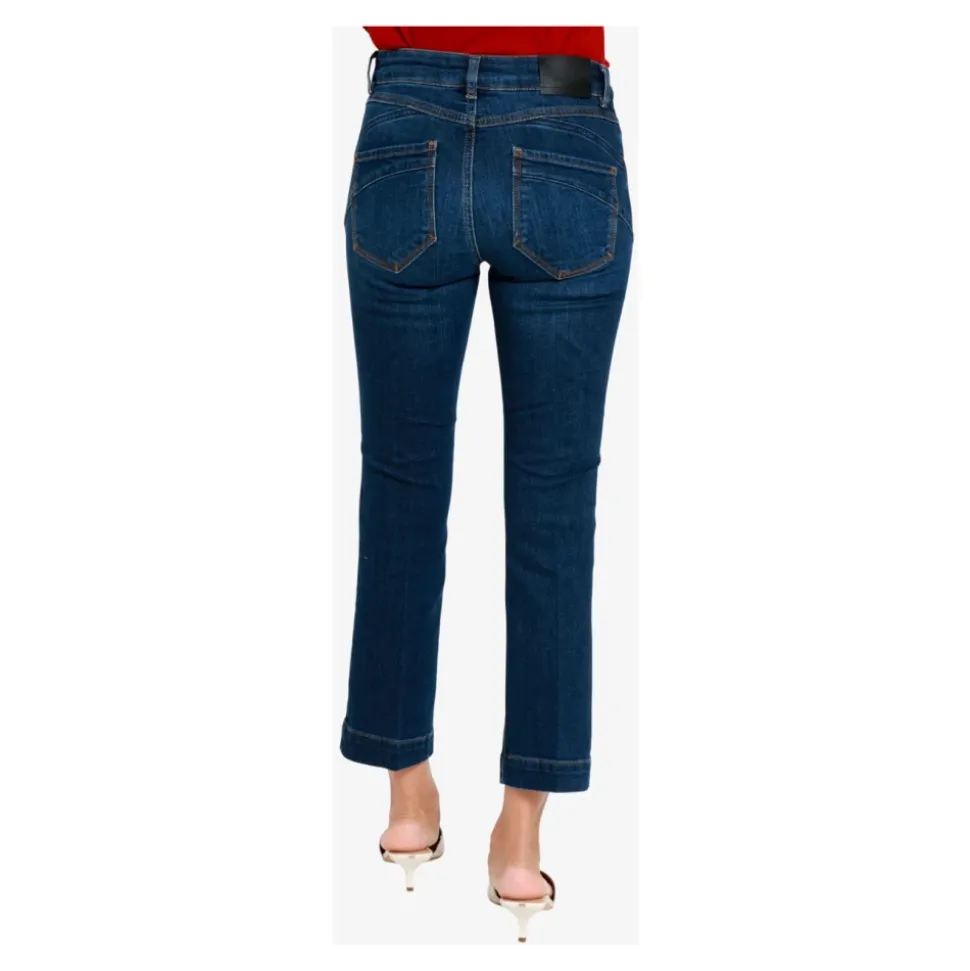 Idealnie Dopasowane Jeansy Cropped