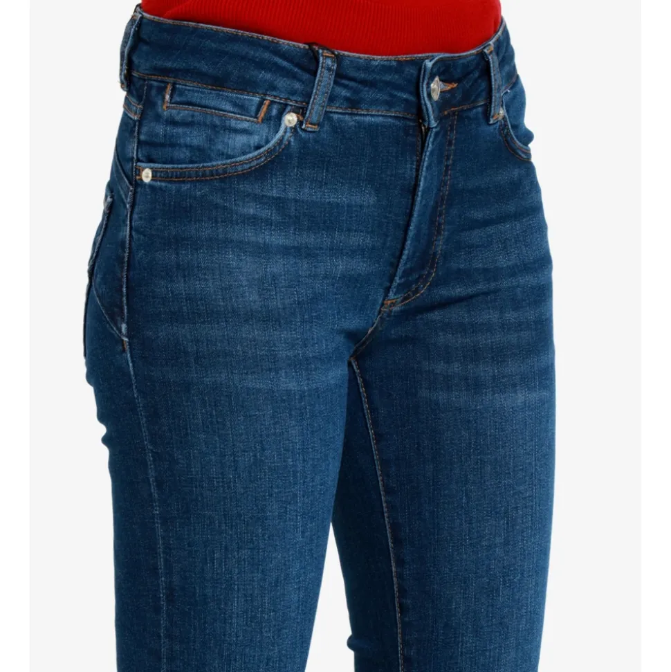 Idealnie Dopasowane Jeansy Cropped