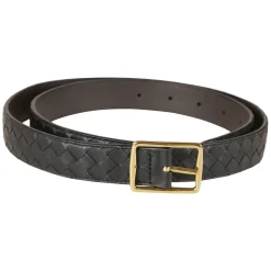 Intrecciato Leather Belt