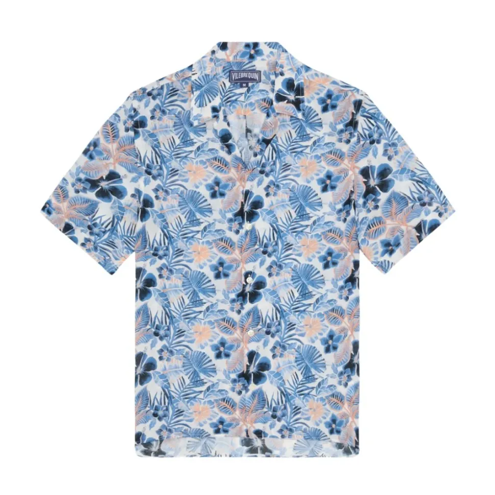 Island Flowers Viscose Bowling Shirt
