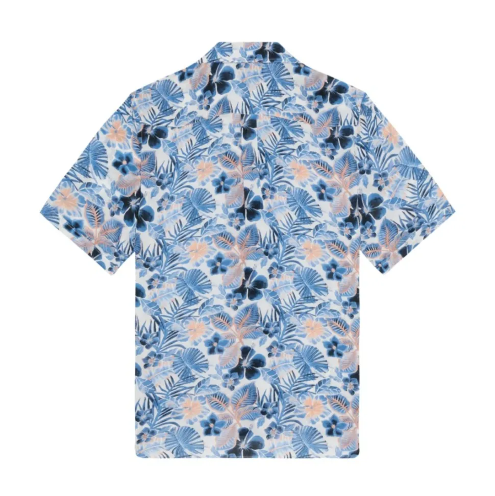 Island Flowers Viscose Bowling Shirt