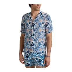 Island Flowers Viscose Bowling Shirt