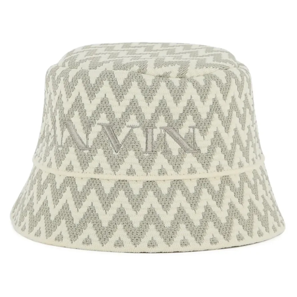 Jacquard Cotton Bucket Hat