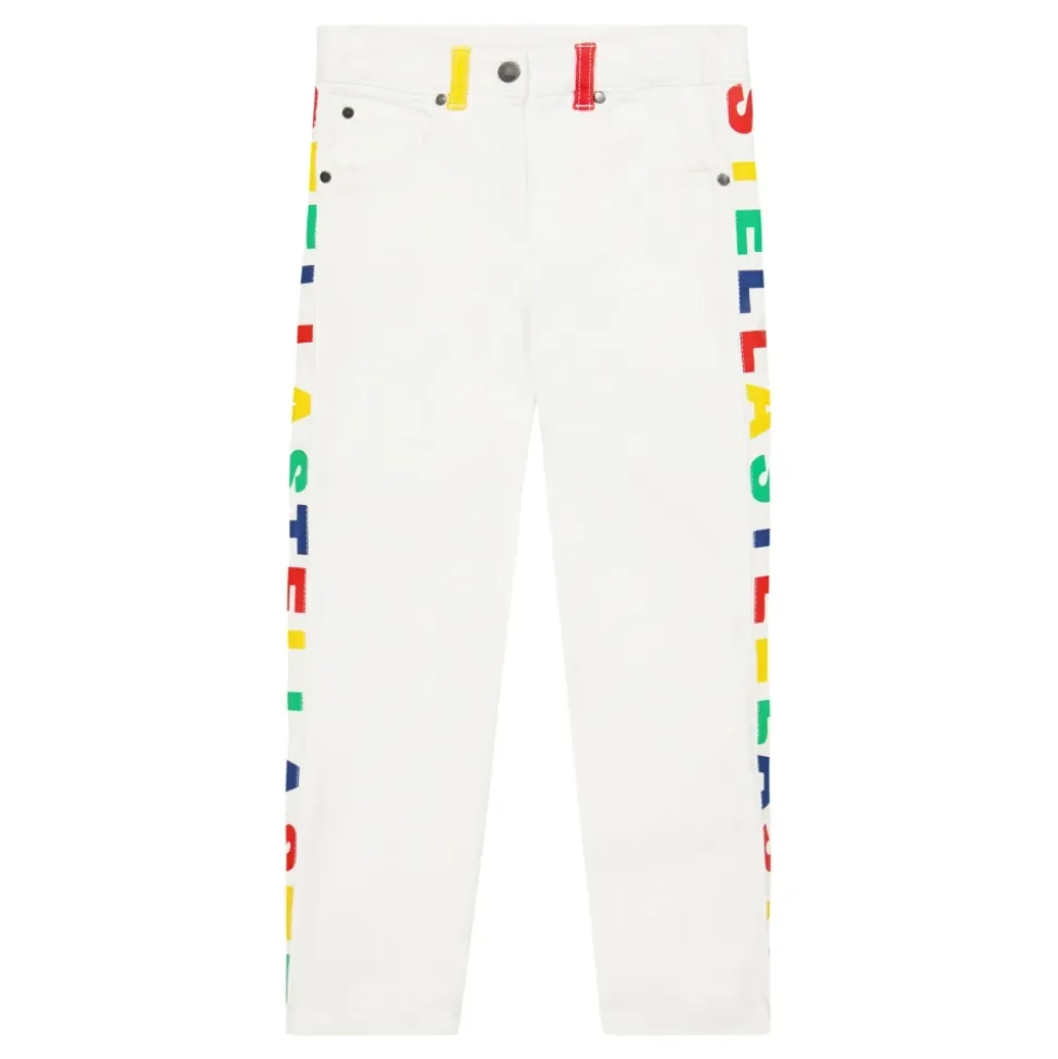 Jeansy Denim Color Block