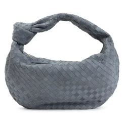 Jodie Intrecciato 15 Cloudy Suede Handbag