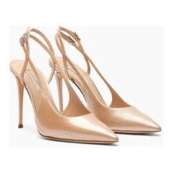 Julia Samurai Double Belts Slingback Pump