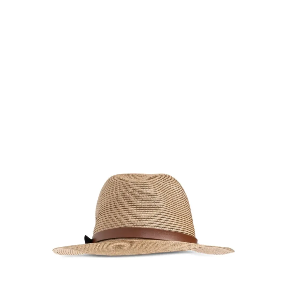 Kapelusz Fedora z Plecionej Rafii