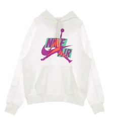 Klasyczna Biała Bluza z Kapturem