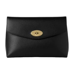 Klasyczna Darley Pouch, Czarny Skóra