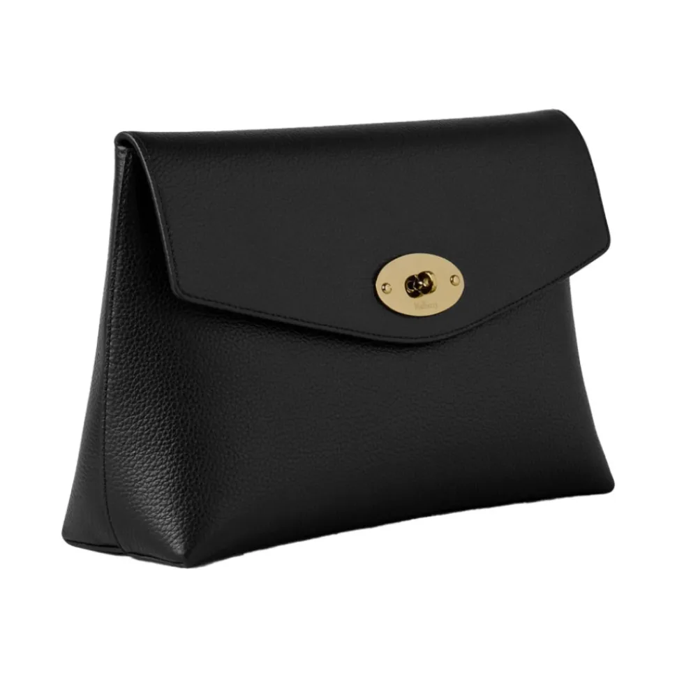 Klasyczna Darley Pouch, Czarny Skóra