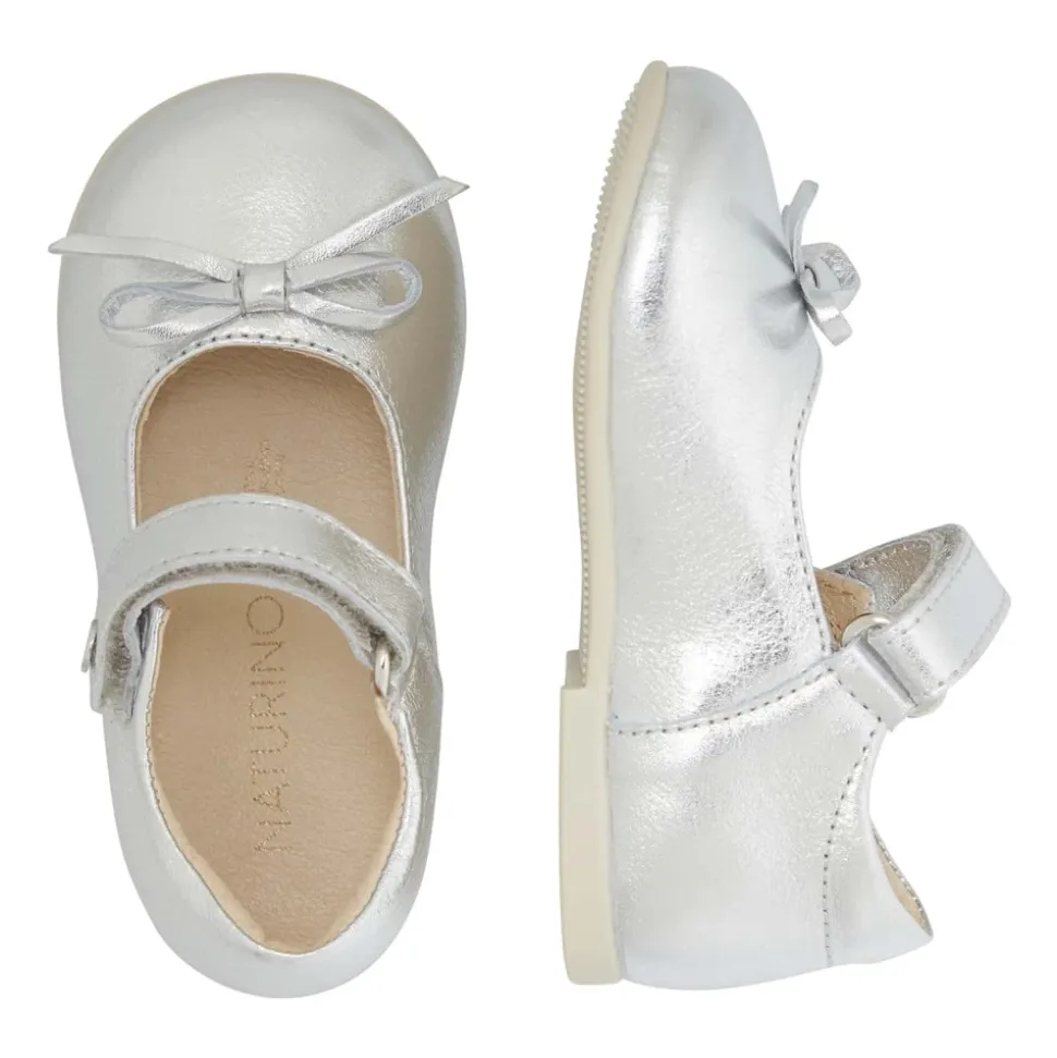 Laminated leather ballet flats BALLET