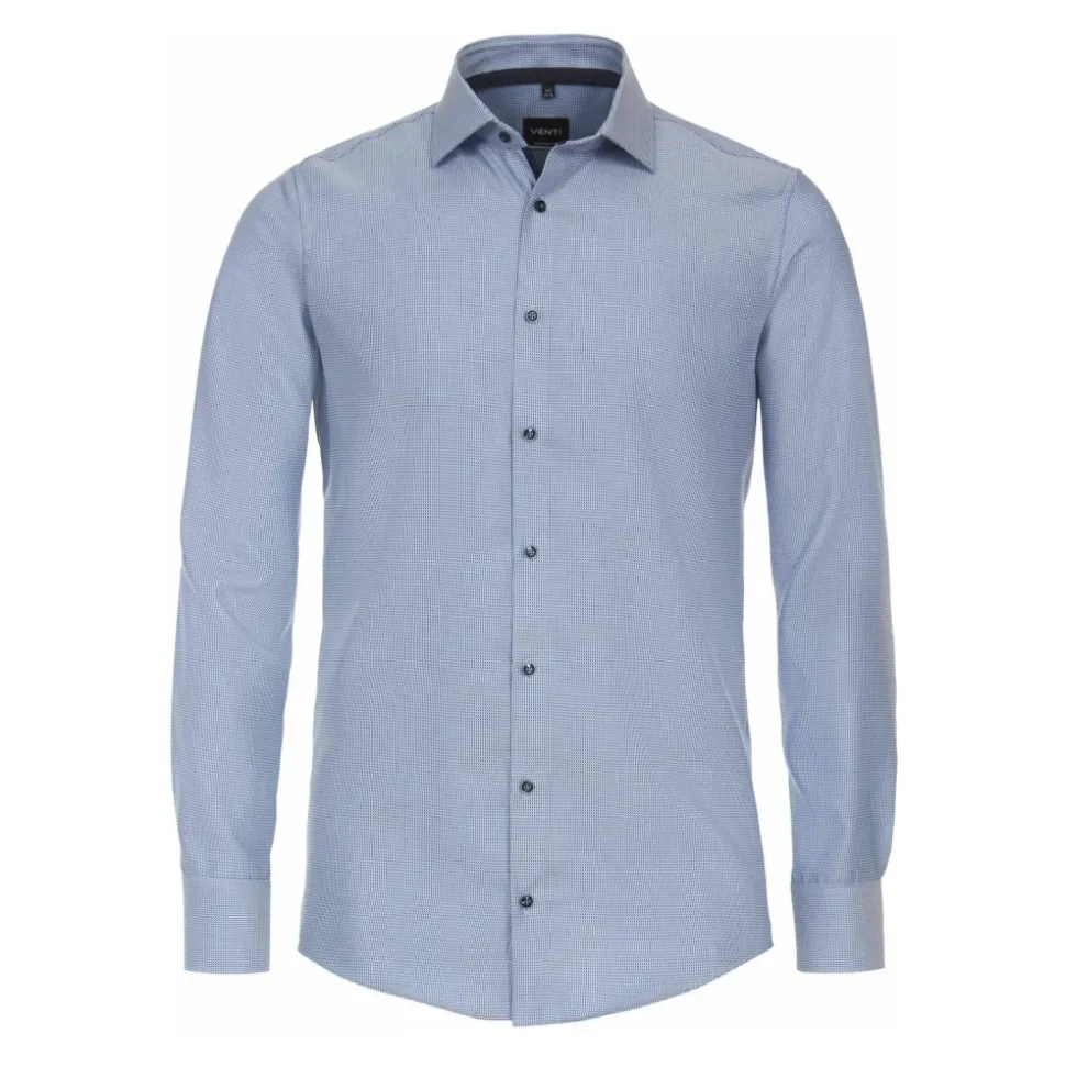 Langarm Businesshemd Uni Modern Fit