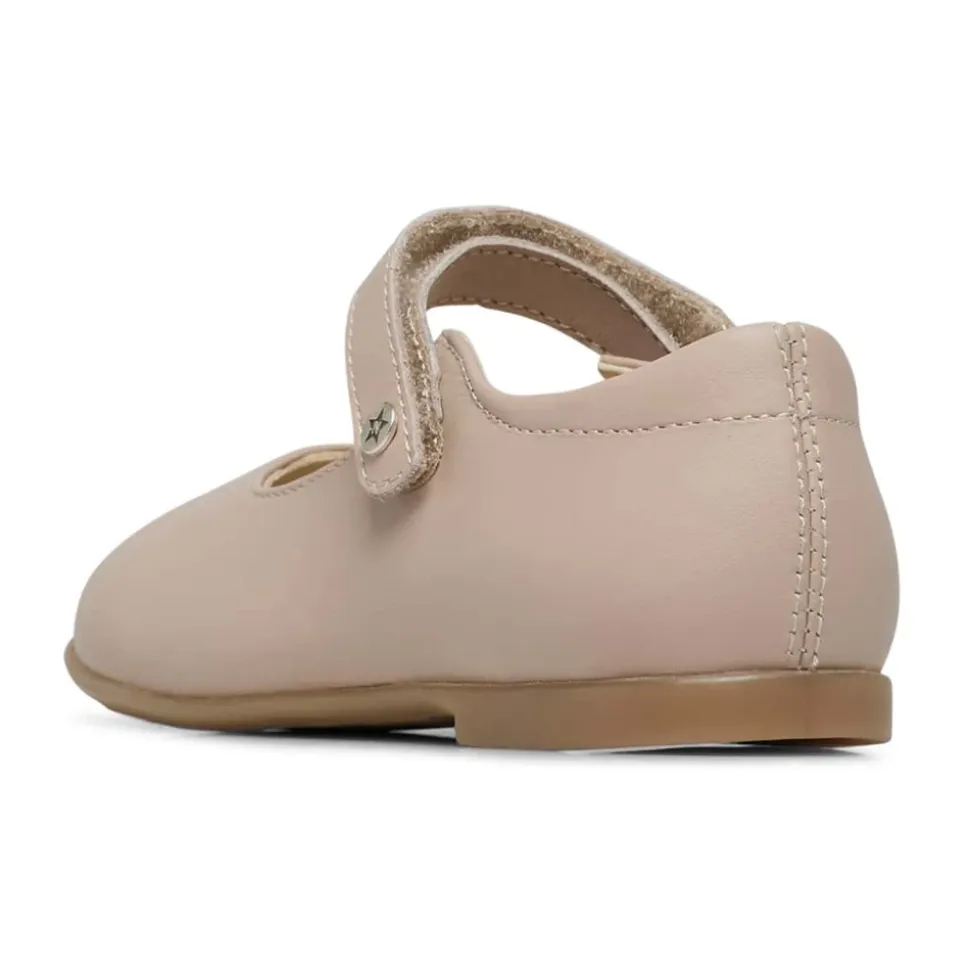 Leather ballet flats with strap DARLING