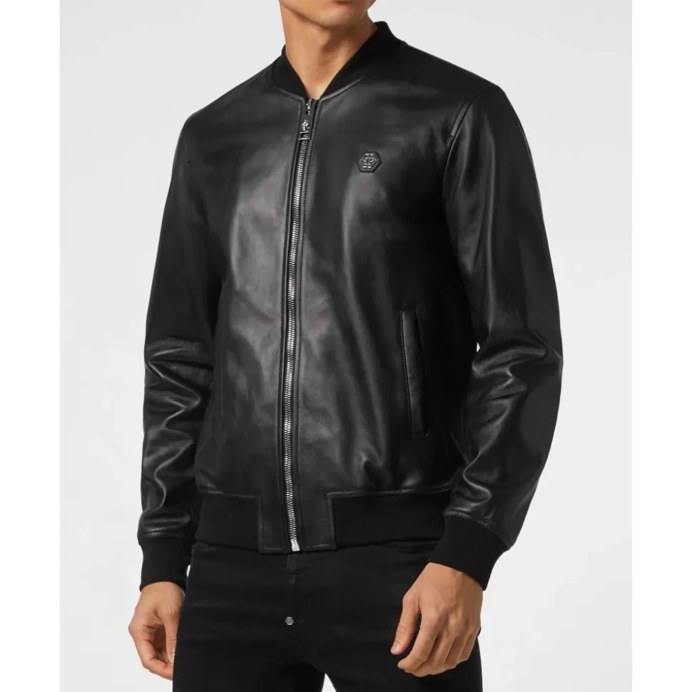 Leather Bomber