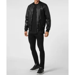 Leather Bomber