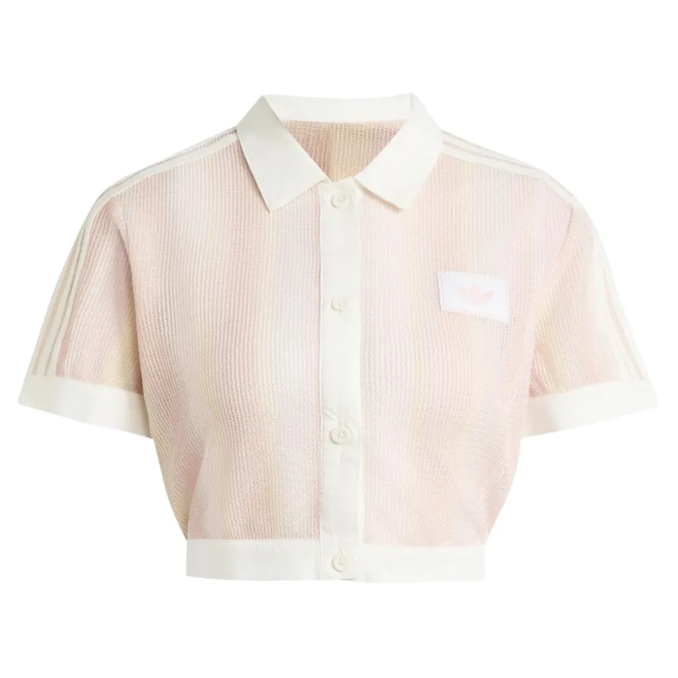 Letnia Koszulka Polo w Paski Summer Glow