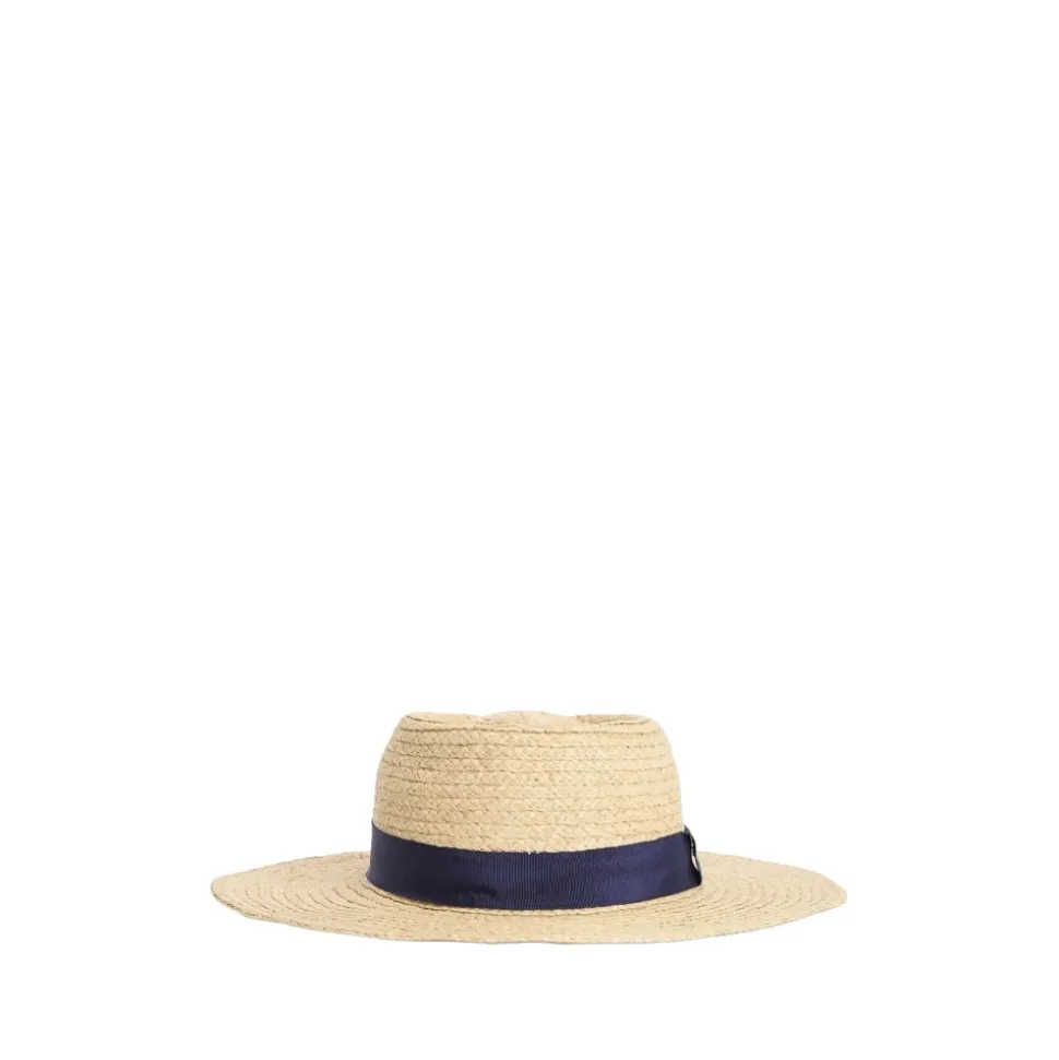 Lily Straw Boater Hat