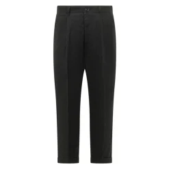 Marchewkowe spodnie o kroju oversized