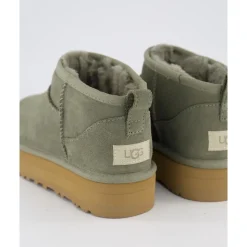Mini Platform Zielone Buty Dziecięce