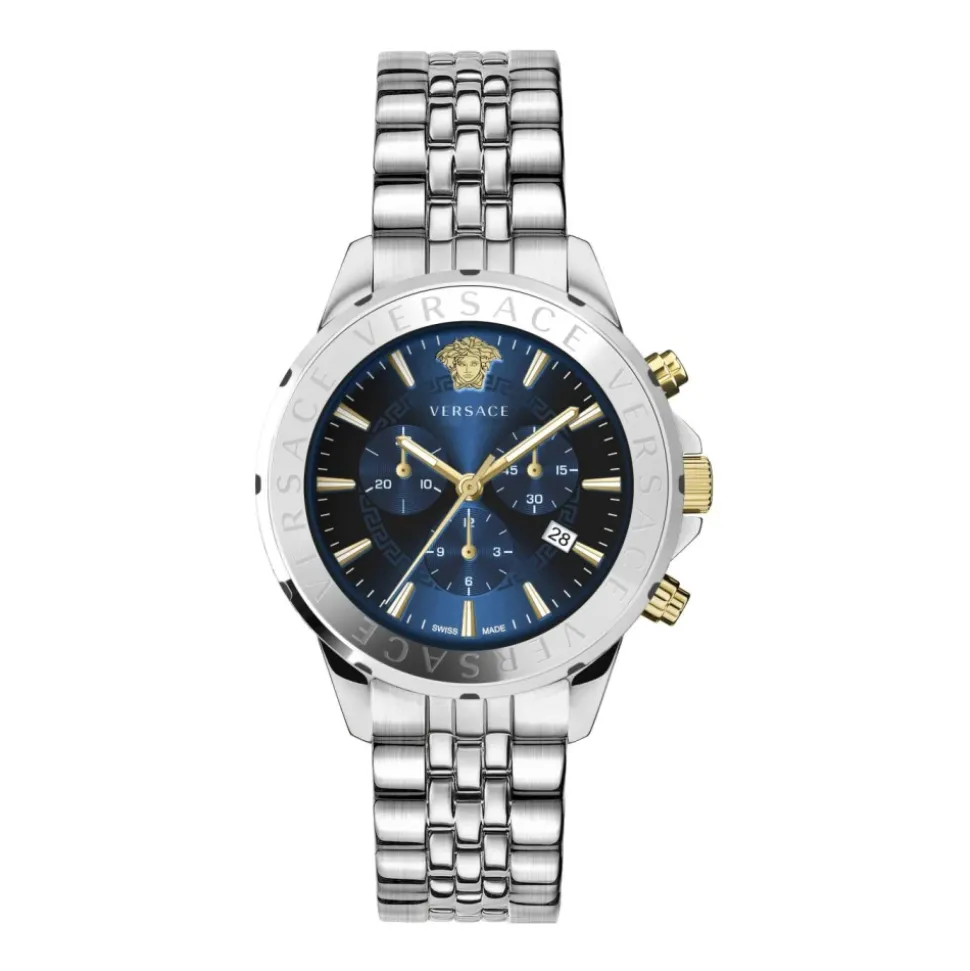 Męski Chronograf Signature Zegarek Niebieski