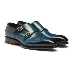 Męskie buty z podwójną sprzączką
