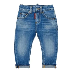 Niebieskie Jeansy Dla Niemowląt Modny Styl